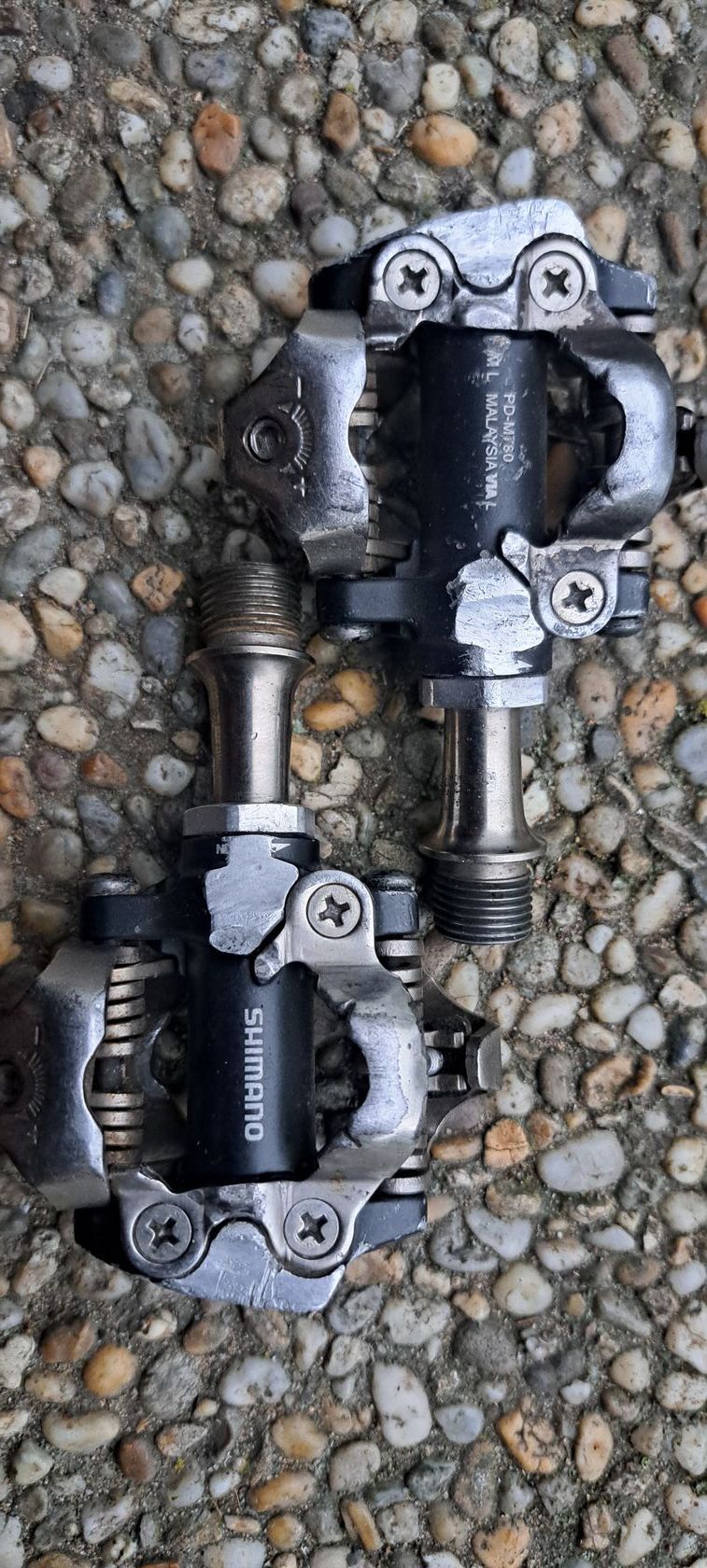 Velmi zachovalé pedaly SPD, Shimano Deore XT