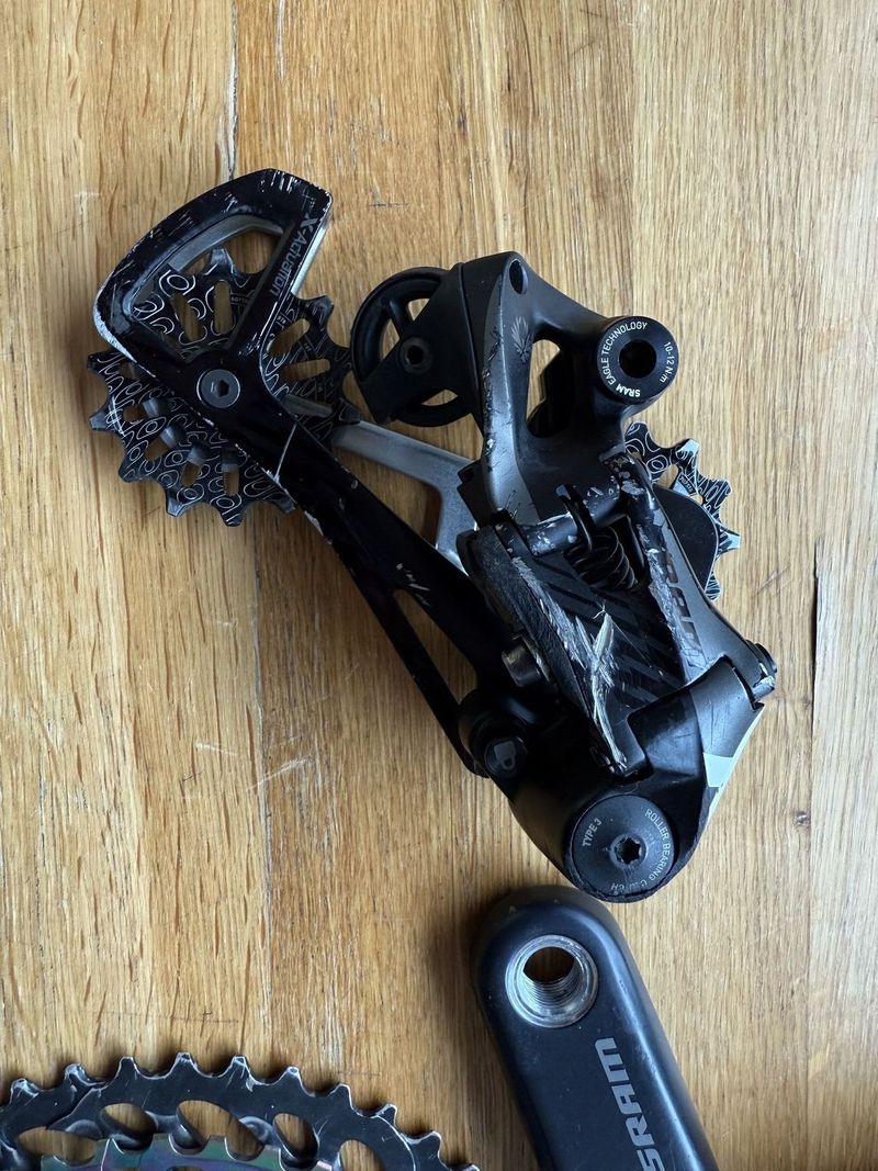 Komponenty na kolo Sram XX1, X01 AXS a Fox