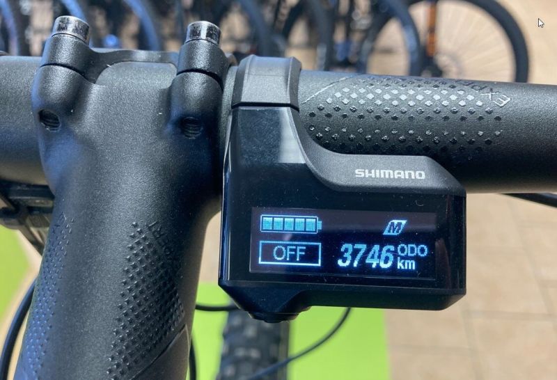 Merida eBIG.NINE 500 Matt Grey/Black(Blue), velikost L(48)