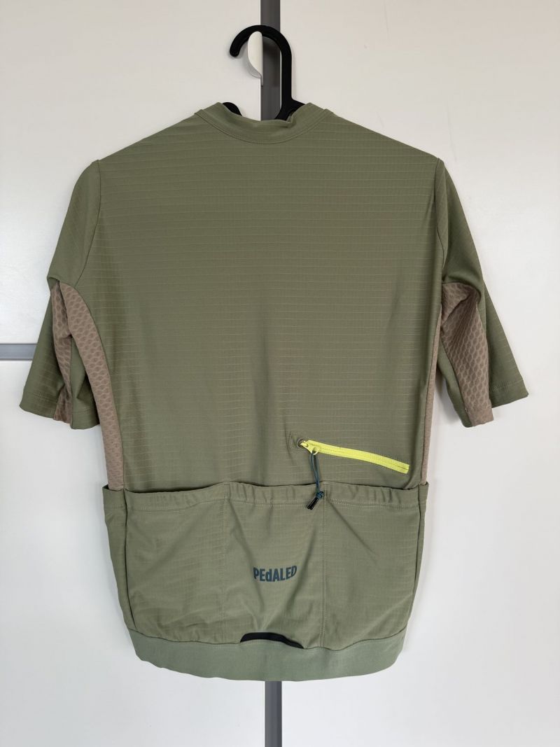 Dámský cyklistický dres Pedaled olive green - L