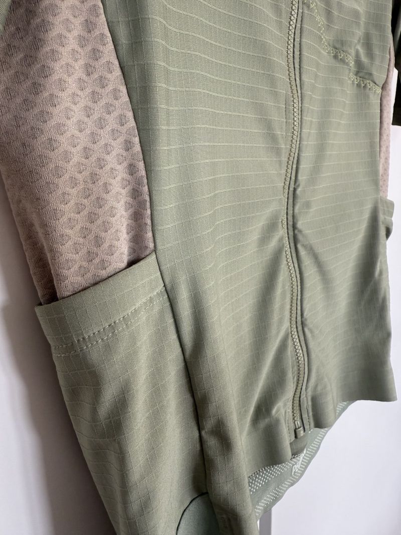Dámský cyklistický dres Pedaled olive green - L