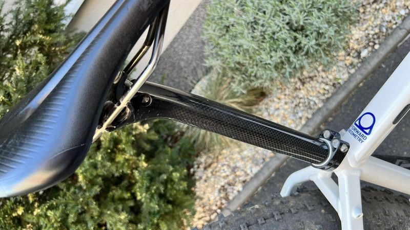 fatbike MONDRAKER Panzer white / blue M CUSTOM CARBON