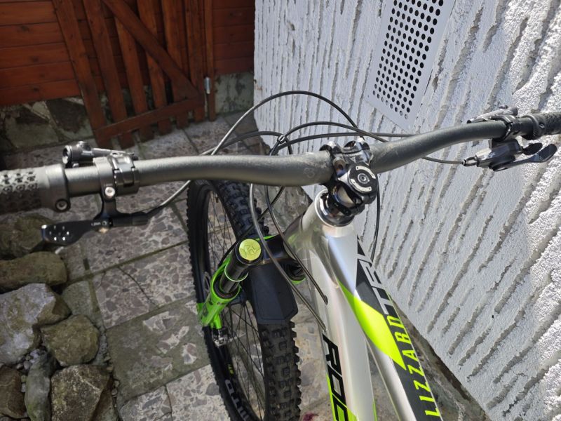 Blizzard TRL 90-29 gloss silver/DVO green/Black L