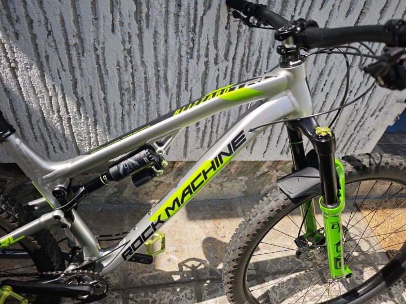 Blizzard TRL 90-29 gloss silver/DVO green/Black L