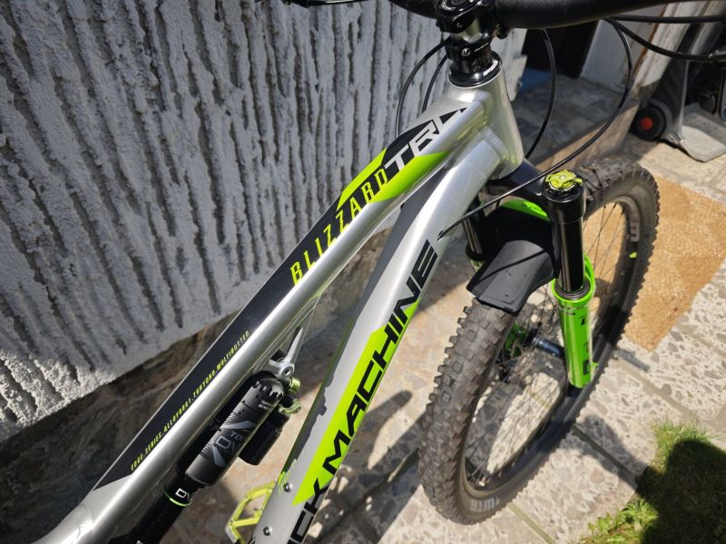 Blizzard TRL 90-29 gloss silver/DVO green/Black L