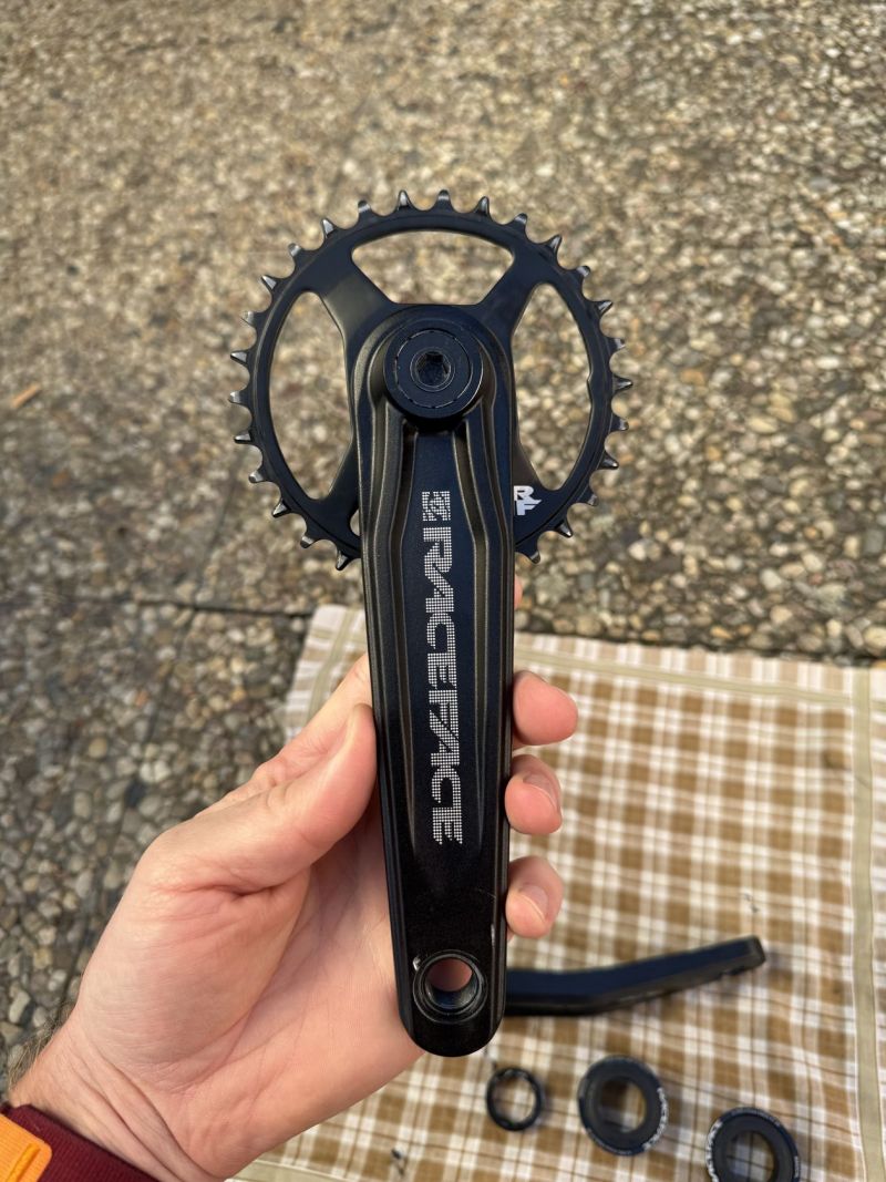 Fatbike kliky Race Face ride + stred