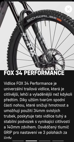 Fox Performance grip 140mm