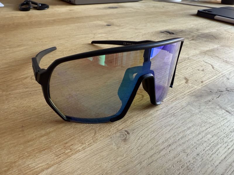 Cyklistické brýle Horsefeathers Archie - black/mirror green