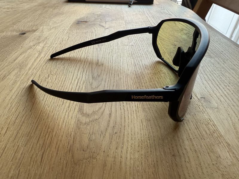 Cyklistické brýle Horsefeathers Archie - black/mirror green