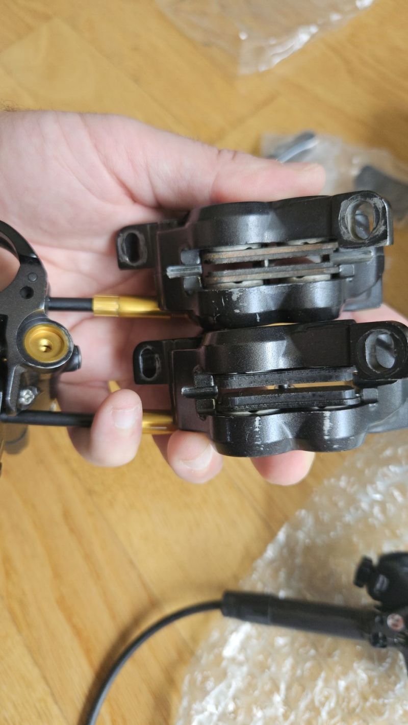 Set Shimano Saint P+Z , 2x Ice Tech Sm-Rt86 203mm 6-bolt