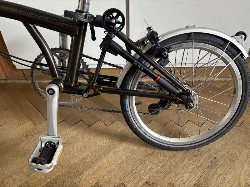 Brompton M6L raw lacquer