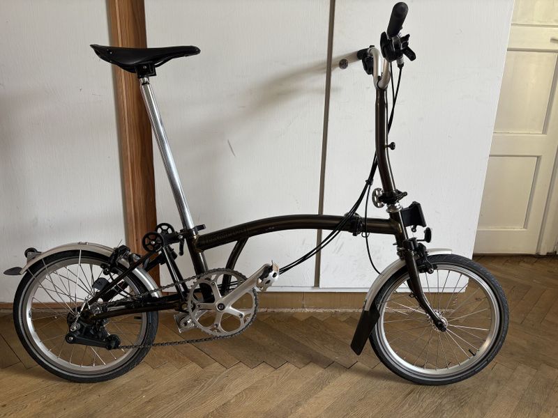 Brompton M6L raw lacquer
