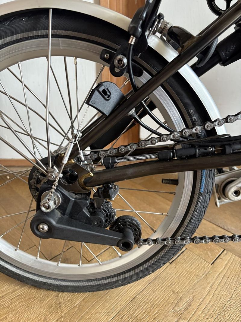 Brompton M6L raw lacquer