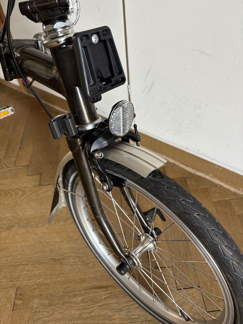 Brompton M6L raw lacquer