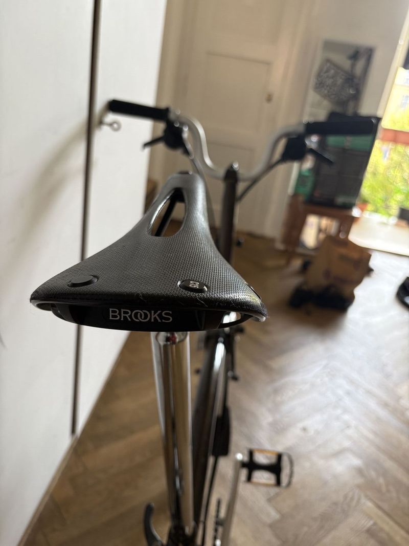 Brompton M6L raw lacquer