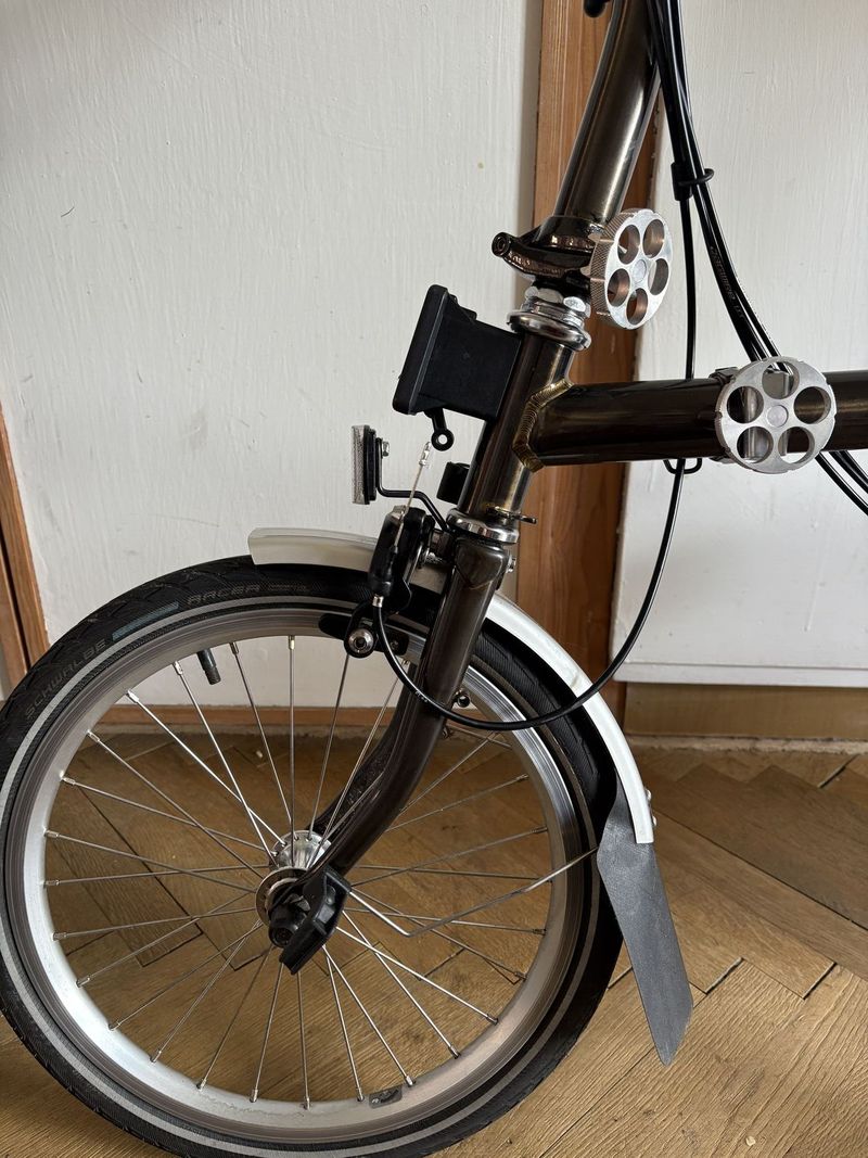 Brompton M6L raw lacquer