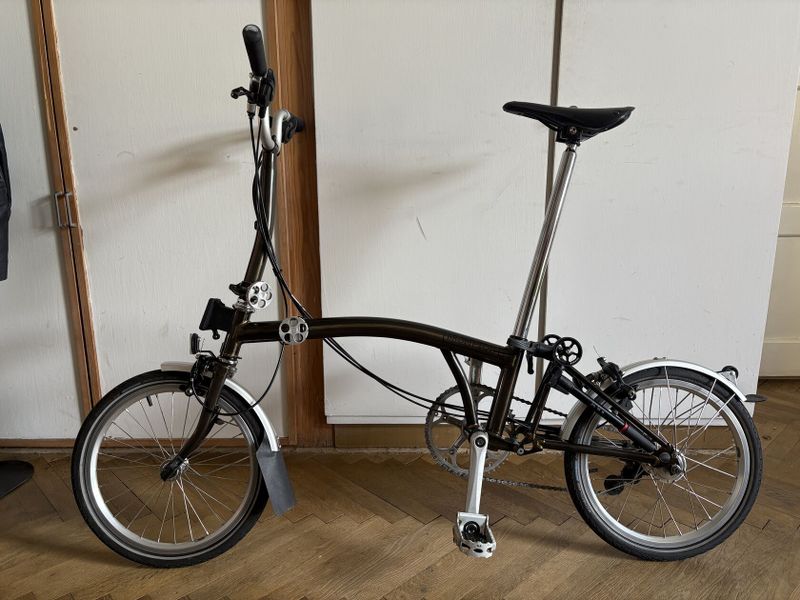 Brompton M6L raw lacquer
