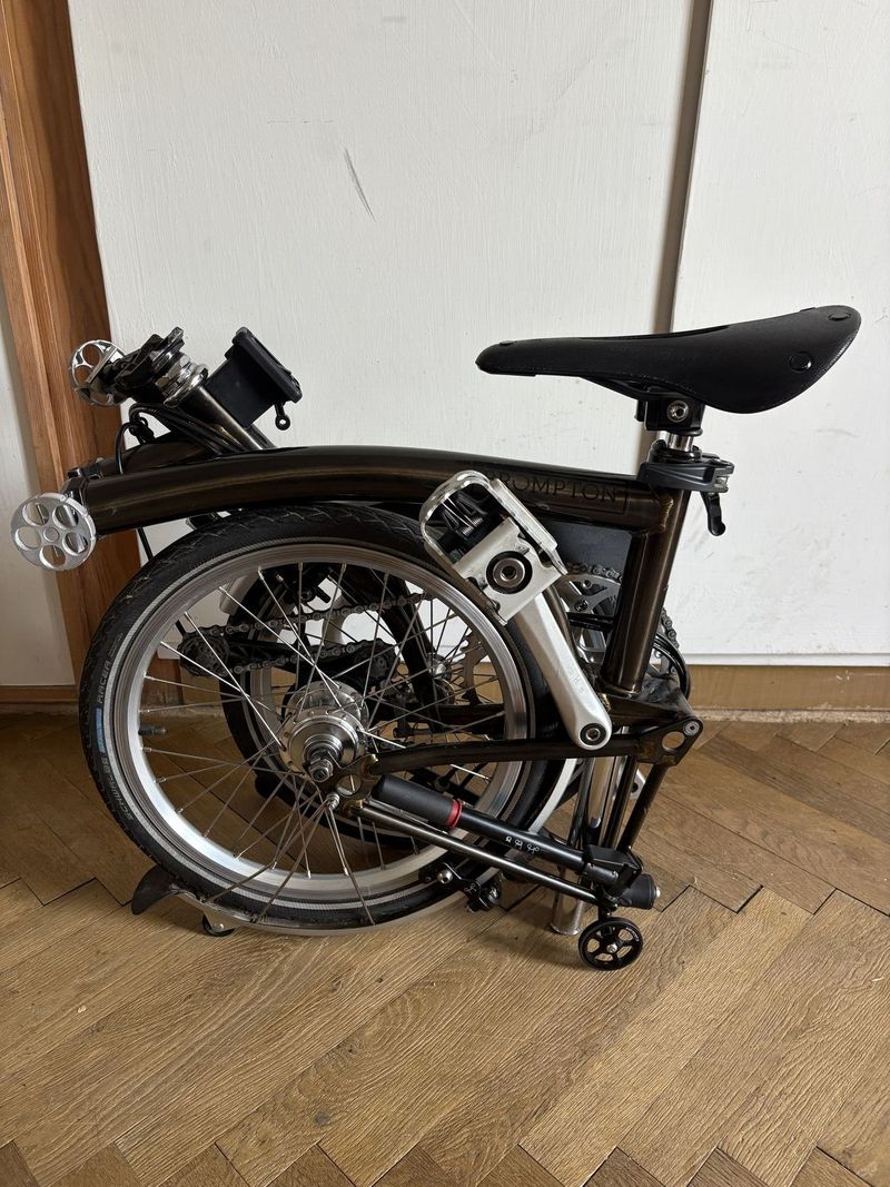 Brompton M6L raw lacquer