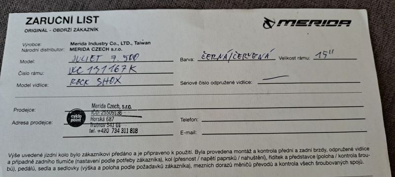 Merida Juliet 7.500 - dámské/dívčí - SUPER STAV!