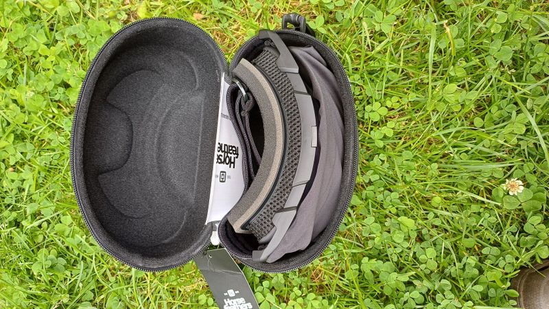Horsefeathers MTB brýle Patriot - black/mirror green