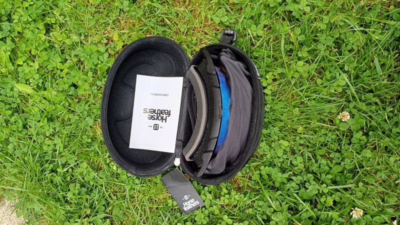 Horsefeathers MTB brýle Patriot - black/mirror green