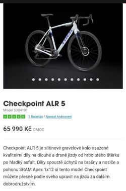 Checkpoint ALR 5 gravelové kolo vel. 52