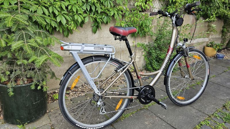 Spezialized Crossroad sport, přestavba na elektrokolo