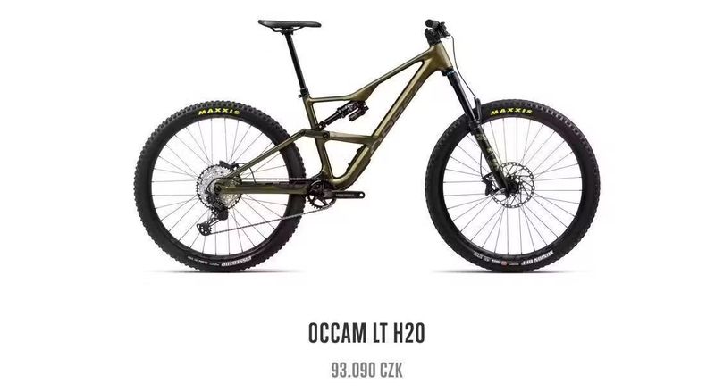 Nový* 2025 full ORBEA Occam H20 LT, FOX Performance 150 mm, groupset SLX, kola 29" Race Face