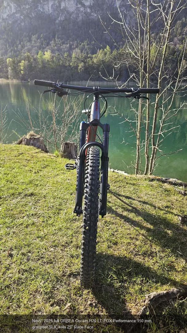 Nový* 2025 full ORBEA Occam H20 LT, FOX Performance 150 mm, groupset SLX, kola 29" Race Face