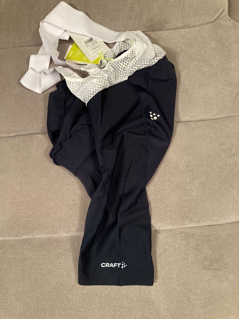 Nové Craft Pro Nano Bib Shorts tmavě modré kraťasy