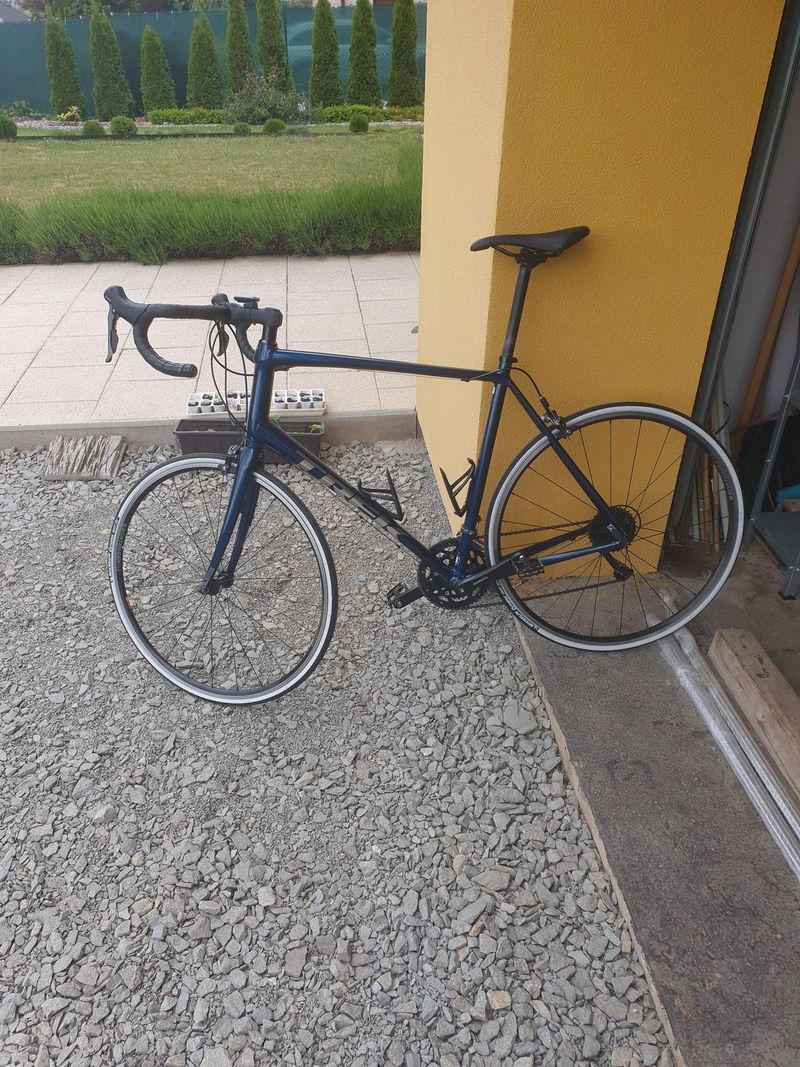 Silniční kolo Trek Domane AL 2 - blue/matte trek black
