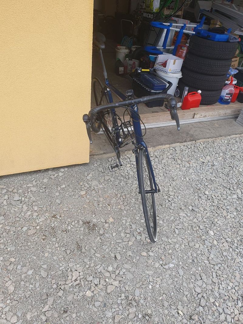 Silniční kolo Trek Domane AL 2 - blue/matte trek black