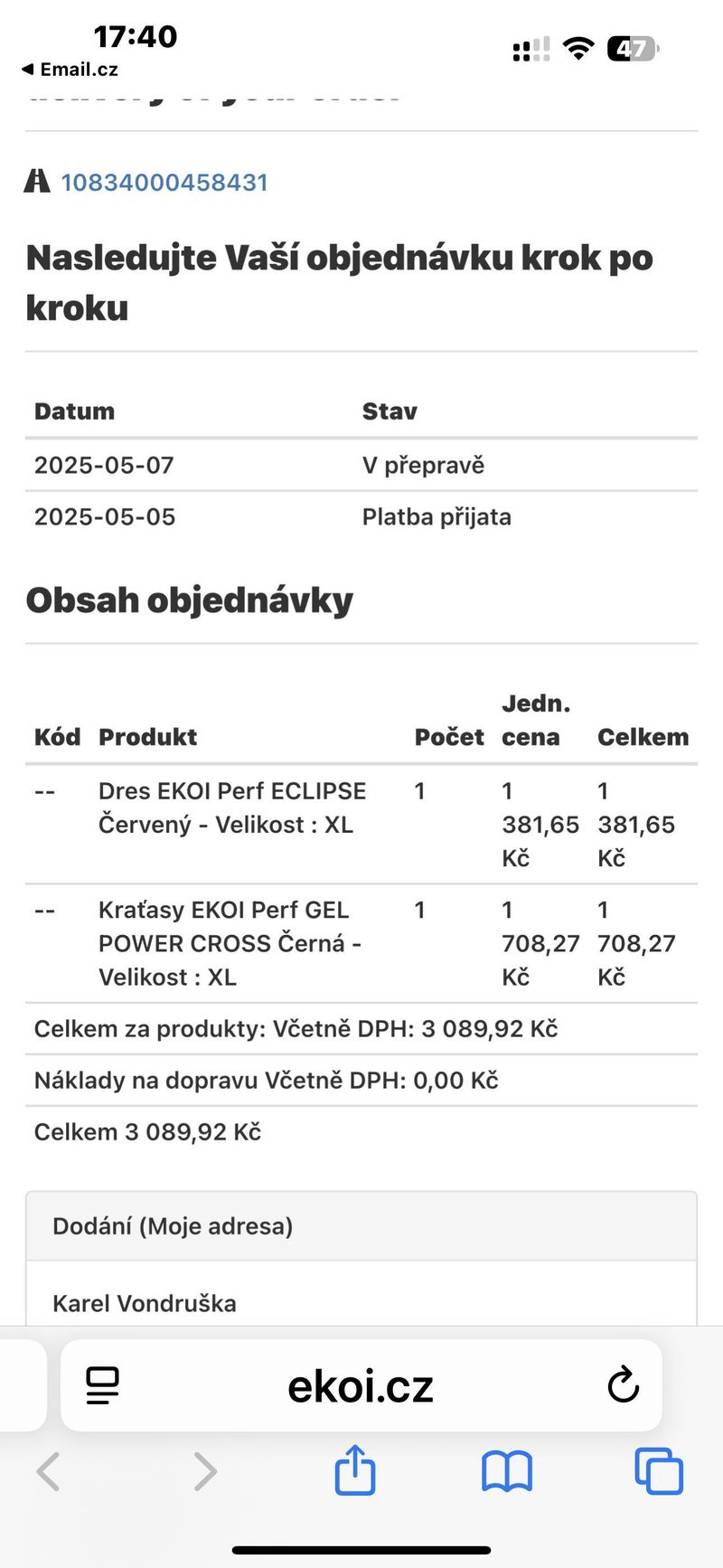 Dres Ekoi Perf Ecplise