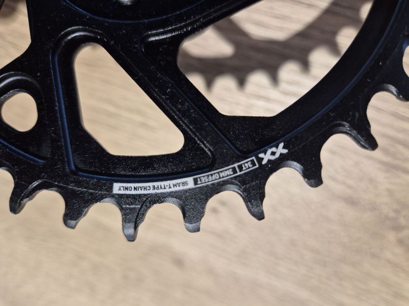 Kliky Sram XX T-type, powermetr, 170/34