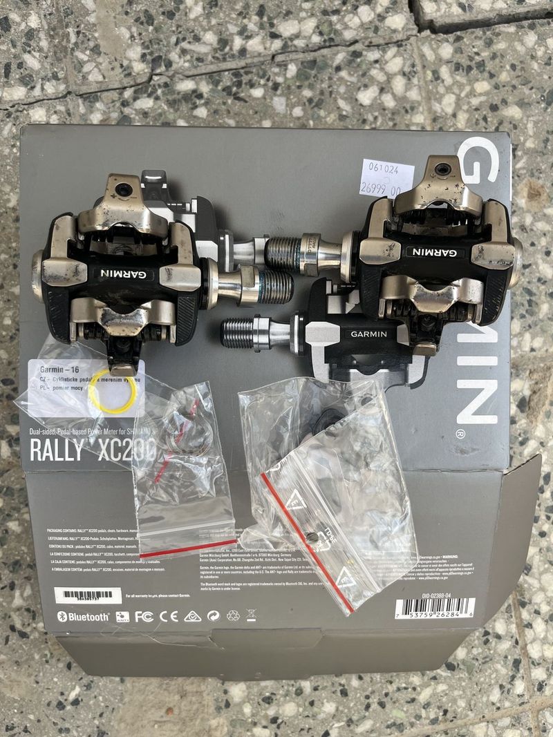 Mtb pedály garmin rally xc 200