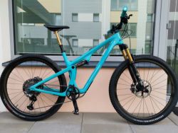 YETI SB100 Turq! - Absolutně TOP: XTR, Reynolds Carbon, Fox kashima, RaceFace Carbon..v TOP stavu!