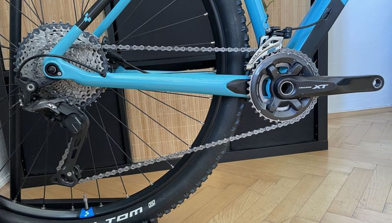 Cube Reaction C:62 carbon Race Petrol / vel.L / Shimano XT 2x11