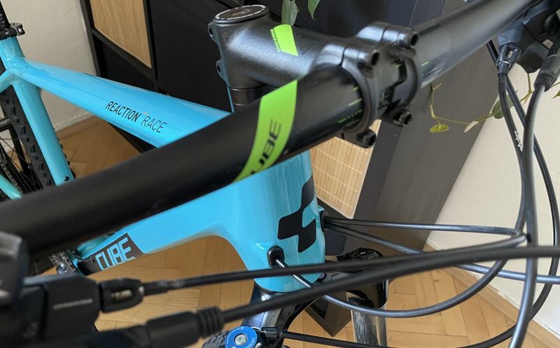 Cube Reaction C:62 carbon Race Petrol / vel.L / Shimano XT 2x11