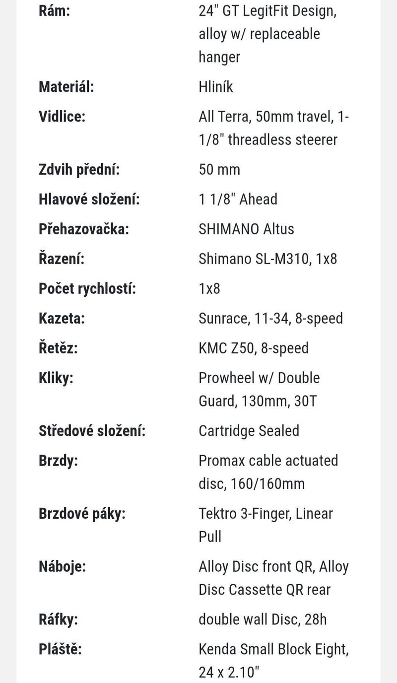 Dětské kolo GT Stomper 24" Ace