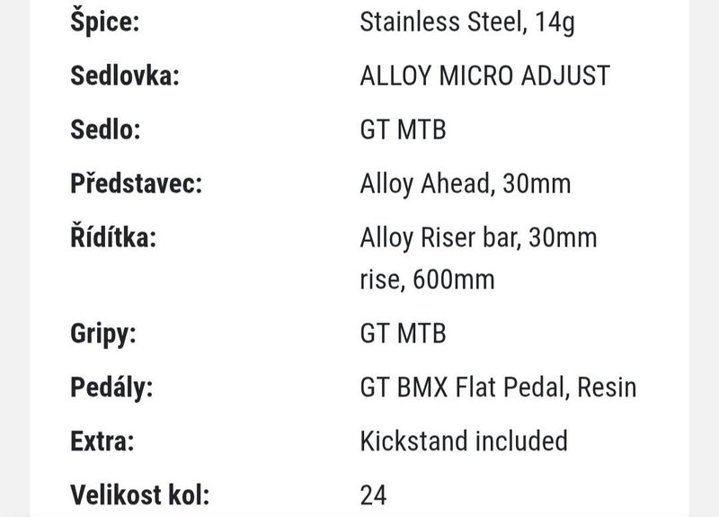 Dětské kolo GT Stomper 24" Ace