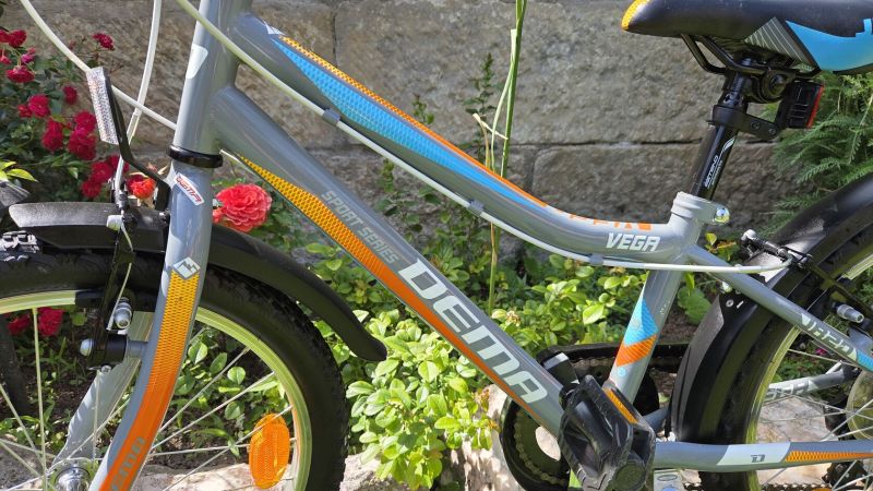 Dětské kolo 20" Dema Vega 4-9let postava 100-135cm po servisu.