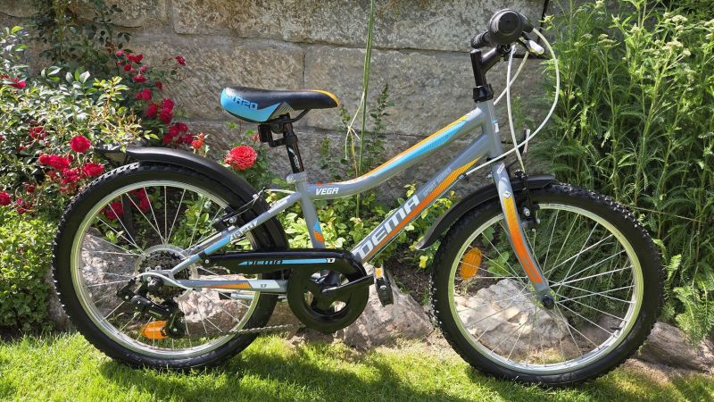 Dětské kolo 20" Dema Vega 4-9let postava 100-135cm po servisu.
