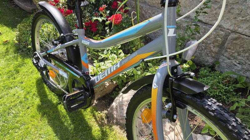 Dětské kolo 20" Dema Vega 4-9let postava 100-135cm po servisu.