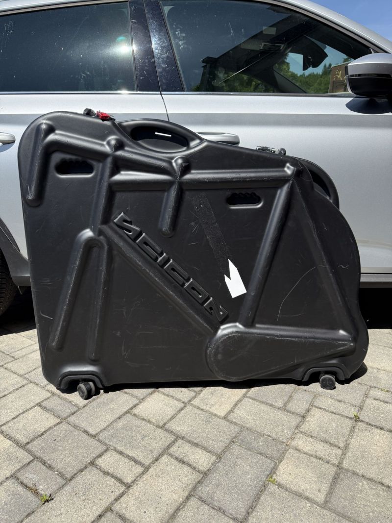 Scicon Aerotech Evolution kufr na kolo + DT Swiss obaly – ve skvělém stavu