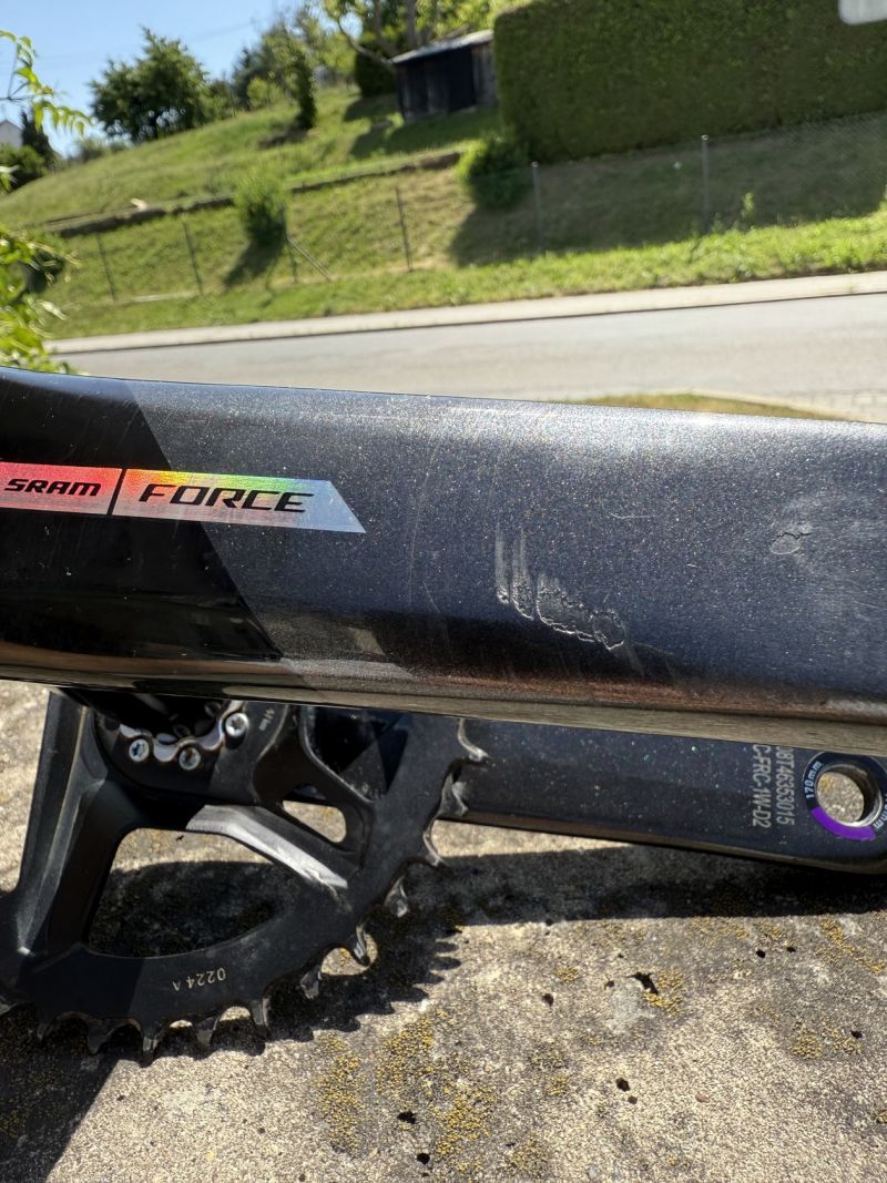 SRAM Force Wide DUB kliky 170 mm 40T + voskovaný T-Type řetěz – skvělý stav