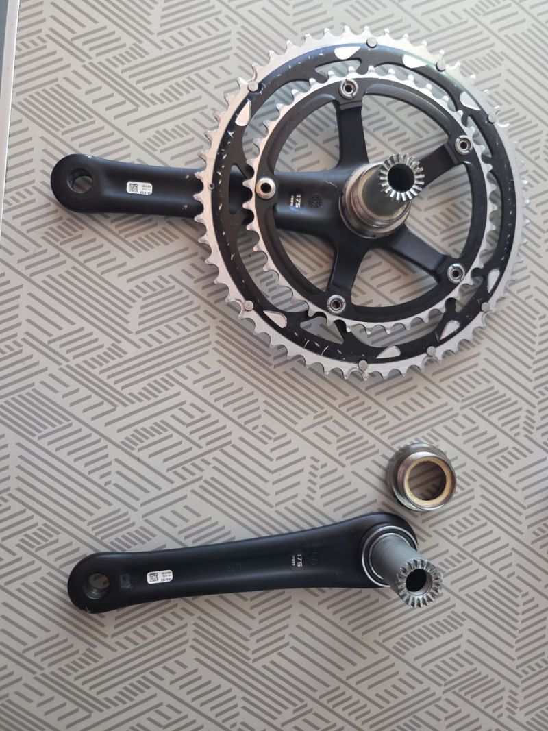 Kliky Campagnolo Veloce, 2x10, 53x39, 175mm