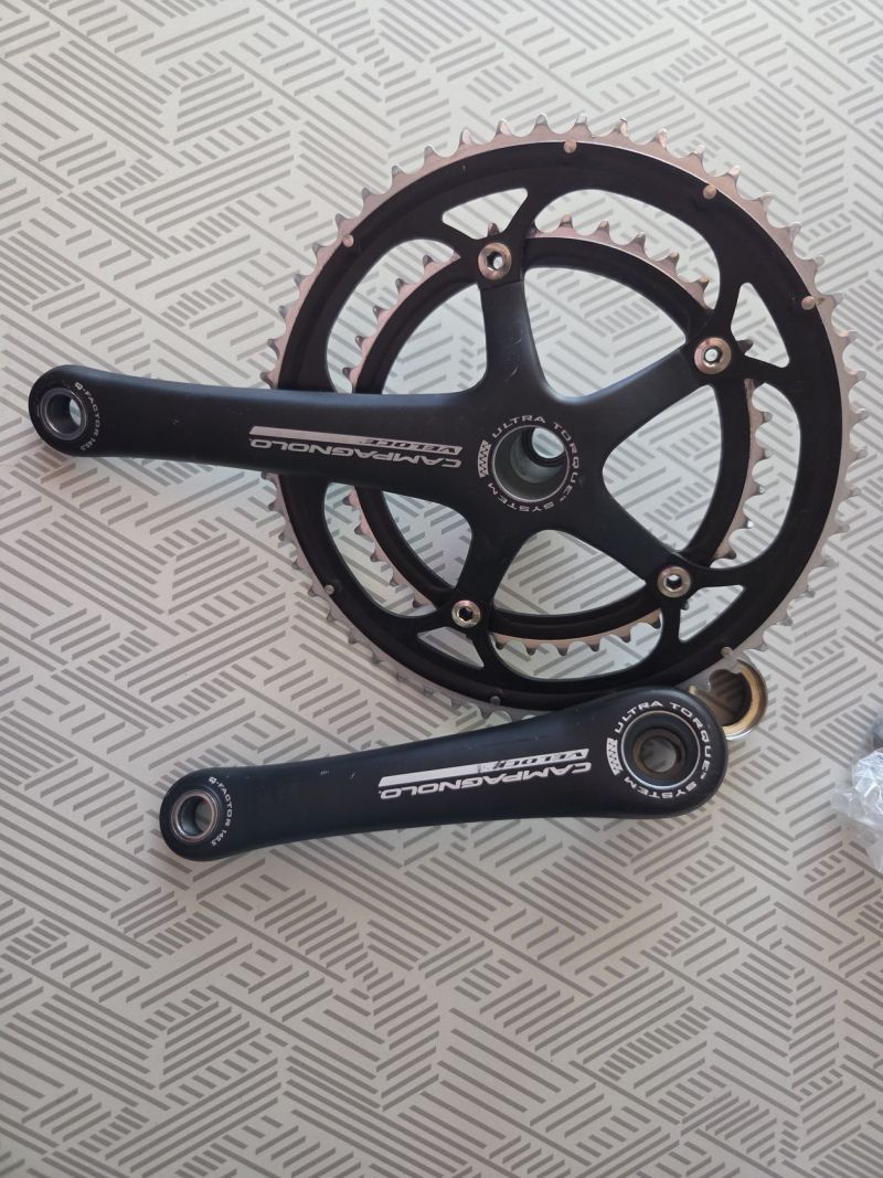 Kliky Campagnolo Veloce, 2x10, 53x39, 175mm