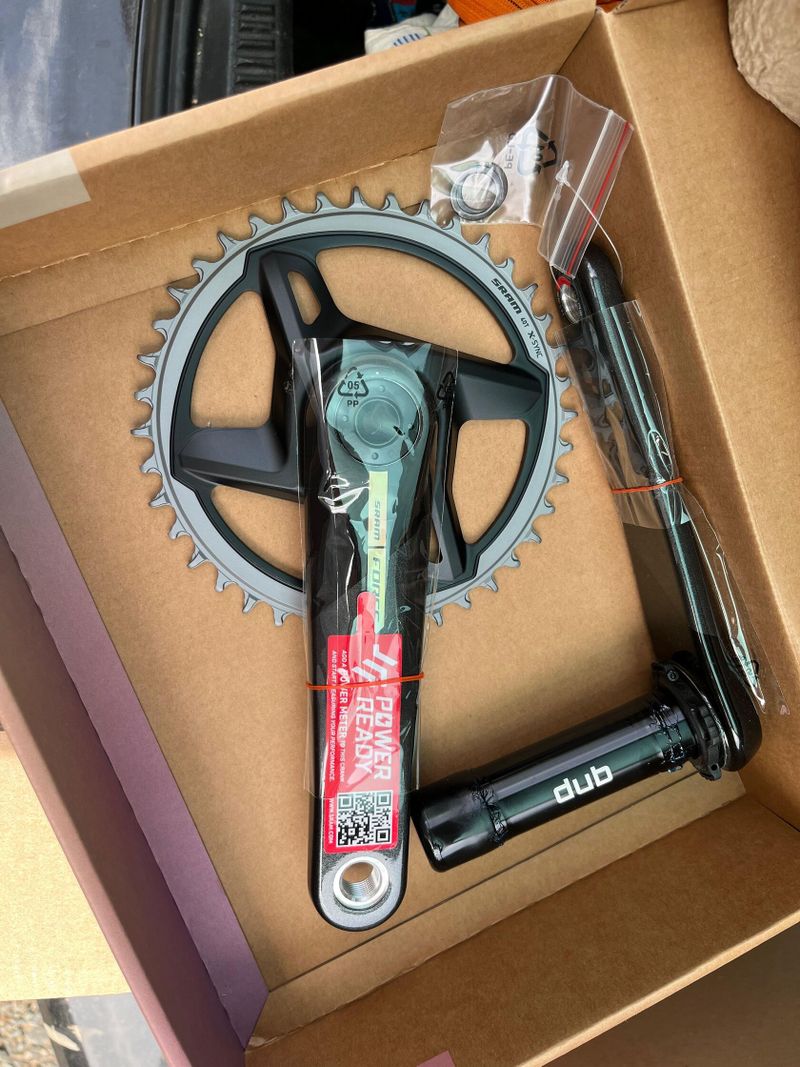 Prodám kliky Sram Force D2 165mm s převodníkem 40z