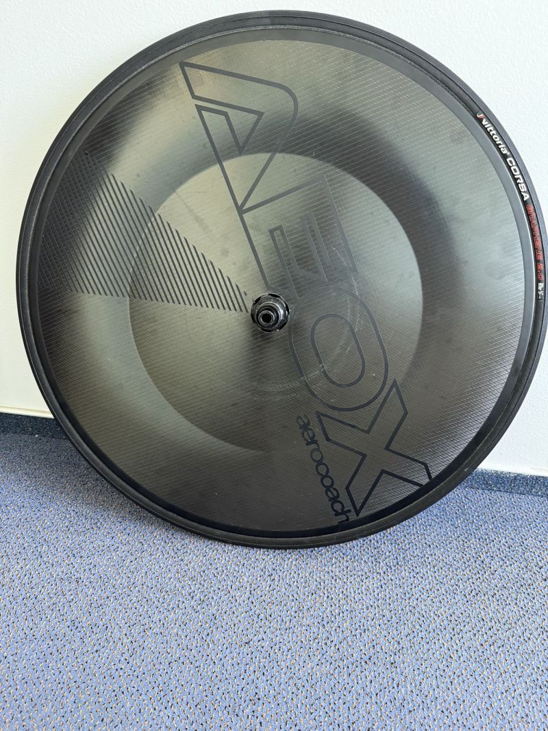 AeroCoach AEOX zadní karbonový disk (kotoučová brzda) + kotouč SRAM – TOP stav