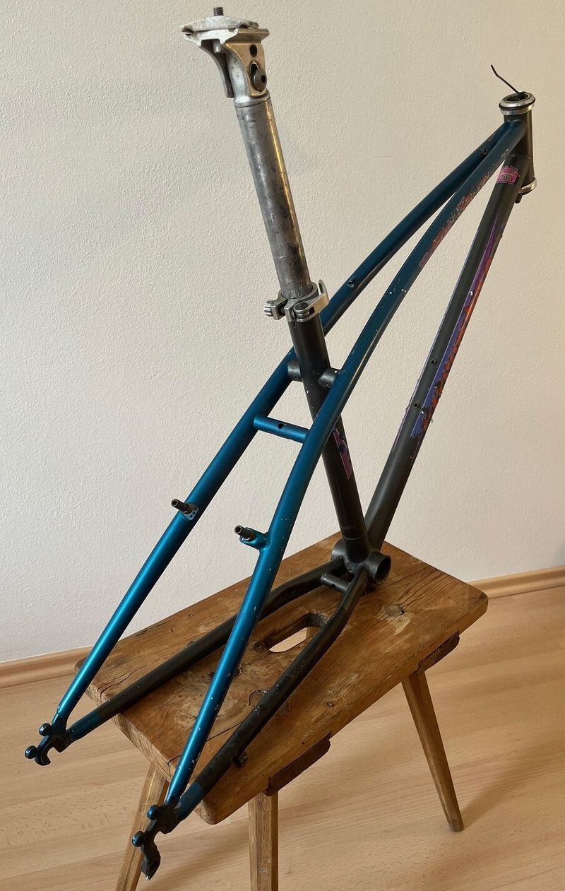 MTB rám Corratec - CrMo Tange, 2x zeslabované trubky 